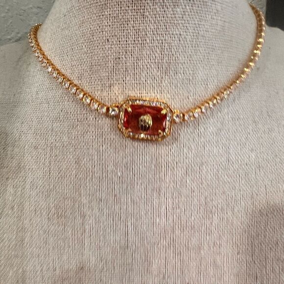 NWT Kurt Geiger Jeweled Tennis Necklace #KGNK - Picture 5 of 7